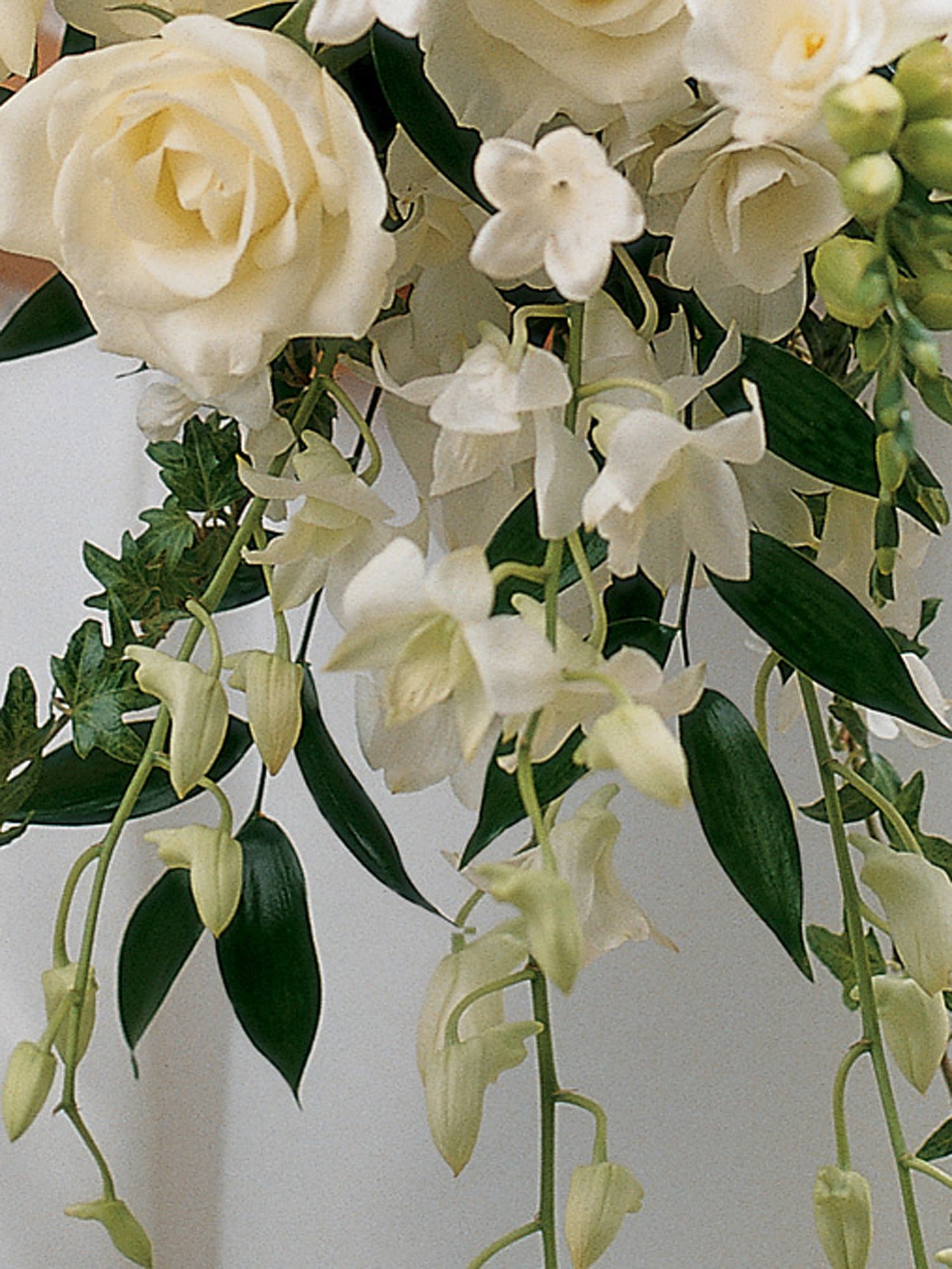 Ivory Rose & Orchid Scented Bridal Bouquet-8894