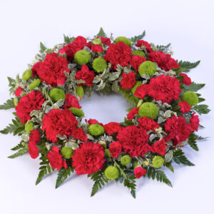 Classic Wreath Red & Green
