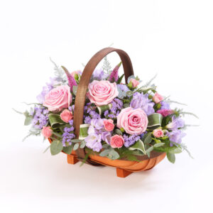 Mixed Basket - Pink and Lilac Pink & Lilac