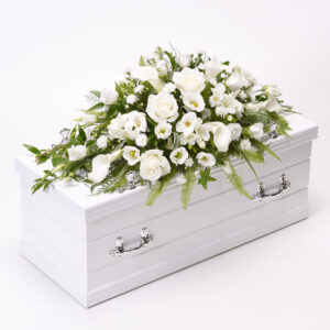 Children's Casket Spray White